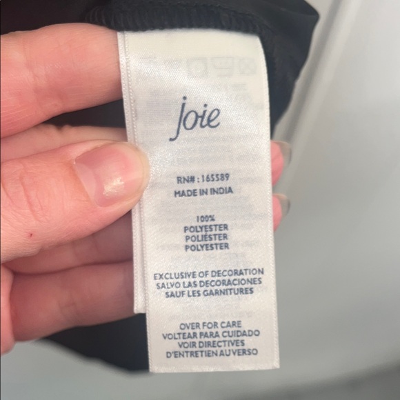 Joie Black Sheer Blouse - Picture 8 of 9